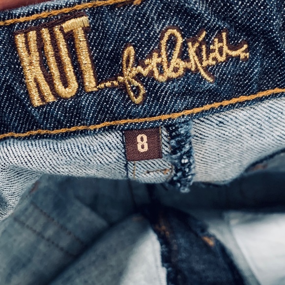 Kut from the Kloth Blue Denim Flare Jeans … - Picture 6 of 7